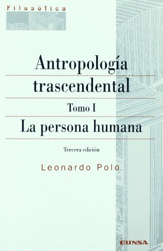 Portada de Antropología trascendental, de Leonardo Polo